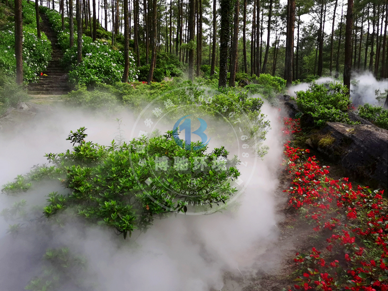 旅游区园林雾森喷雾造景案例